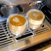 1Pc Doppel Wand Glas Tasse Transparent Tee Kaffee Becher Eis Bier Hitzebeständige Isolierte Kreative Für Milch Saft 220311