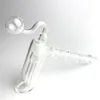 18 mm vrouwelijke waterpoelige glazen hamerolie brander bong met 6 arm filterbuis dikke pyrex heldere bubbler waterleidingen mini -branders pijp bongs