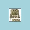 Тактические жилеты Одежда Gear Usmc Airsoft Vest Molle Combat Assat Plate Carrier 7 цветов Cs Открытая охота Прямая доставка 2021 Ij66365623