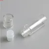 50 x 3 ml Tragbare kleine Gläser Pot Box Kosmetische Behälter Schraube Deckel Make-up Kunststoff leerer Sicht Lose Pulver Jarshigh Qualtity