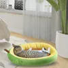 Avocado Shaped Open Type Dog Bed For Small Medium Dogs Cats Pets Warm Kennel All Seasons Pet Supplies