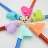 50pcs Kid Soft Fish Pencil Holder Grip Posture Pen Writing Aid Corrector Device Multi Colors7737948