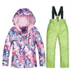 Vestes de Ski d'hiver pour enfants, veste de neige imperméable et coupe-vent de haute qualité pour filles, Ski et Snowboard