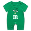 Baby baby zomer romper outfits jongen mm grappig gezicht onesie schattig meisje kleren korte mouw jumpstuittoddler playsuit 201028