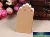 100pcs 5 * 3 centímetros de presente de papel Kraft Black Cards / Tags com redemoinho Edges para a decoração de casamento / o cartão que faz DIY / Scrapbooking Paper Crafts
