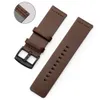 Genuine Leather 20mm 22mm Watch Band Strap for Samsung Galaxy Watch 42mm 46mm Gear S3 WatchBand Quick Release 18mm 24mm