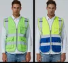 Safety Vest Reflective Jackets Hög synlighet ärmlös SFVEST ANSI CE -certifiering