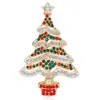 Broche de árbol de Navidad, accesorios de Navidad
