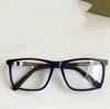 Ganzes 2283 prägnantes rechteckiges Unisex-Brillengestell 54-17-140 Designer für Korrektionsbrillen Pure-Plank-Komplettsetui272w