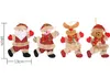 Natal Decoração de Natal não-tecido de suspensão Suspensos Boneca Feliz Natal Presentes para árvores de Natal Pingentes Dolls 4 Designs BT689