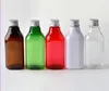 Opslagflessen Jars Groothandel- 200ml Transparante PET-fles met aluminium voor cosmetische verpakking1