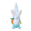 Nouveauté Pâques Lapin Gnome Partie En Peluche Décorations Scandinaves Nordique Nain Figurines Table Gnomes Poupée Ornements FY7818