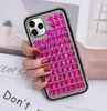 Novo caso de telefone diamante luxo bling volta capa protetor para iphone 15 14 13 12 pro max xr xs max 7 8plus 6s meninas woemn casos