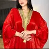 Abaya Dubai Turkije moslim hijab jurk etnische kleding islam Afrikaanse jurken voor vrouwen kaftan gewaad femme longue Musulman de modus kabyle 265