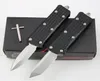 Mini-Taschen-Klappmesser Combat Dinosaur Troon Double Action Tanto D2 Stonewashed AutoTF-Messer Survival Tool Jagd Camping Weihnachtsgeschenk Messer für Mann Cik