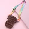 San Valentino Moda Fidget Toys Kawaii Orso Portamonete Portafoglio Borsa da donna Borse semplici Antistress per bambini Giocattolo Regalo