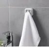 1pc Удобный держатель полотенца мыть ткань вешалка для вешалки для кухни крючки для хранения присоса в ванной комнате для ванной комнаты белый jllhwt