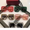 Wholesale-2020 Stars Drills Sonnenbrillen für Damen und Herren, klassische Sonnenbrille mit großem Rahmen, UV-Schutz, Brillen, 5 Farben, schöne Gesichtsbrille