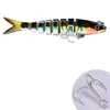 DHL Leverans 10 Färg 9cm 7g Bass Fiske Lures Freshwater Fish Lure Swimbaits Slow Sinking Gears LifeLike Lure Glide Bait Tackle Kits