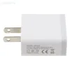 Enstaka USB-laddare 2A C Travel US Plug Adapter Portable Mobiltelefon Väggladdare för Samsung Xiaomi 100PCS