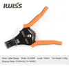 Iwiss Kit-2546s MC4 Solar Crimping Crimper Plier Tool Kit med stripper, skär, MC4-skannrar och dör för Crimp 2,5 / 4 / 6mm2 Y200321