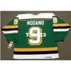 740 # 9 MIKE MODANO Minnesota North Stars 1991 CCM Vintage Vintage Home Hockey Jersey ou personalizado qualquer nome ou número Retro Jersey