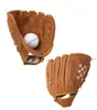 Outdoor Sports Leather Baseball Glove Three colors Baseball Glove Softball Practice Equipment Size 9.5/10.5/11.5/12.5 Left Hand