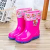 Dzieci deszczowe buty pvc guma dla dzieci buty do kreskówek buty wodoodporne wodoodporne bez poślizgu buty deszczowe malucha dziewczyna deszczowa lj201202
