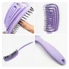 Arc Massage Comb Wide Teeth Anti-static Practical Anti-Entangling Salon Styling Comb Non-slip Comfort Hair Care Hairbrush