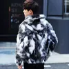 Kışlı erkek erkek palto kaputlu furparka büyük boyutlu palto sıcak sahte kürk ceket erkek 201127