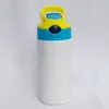 Горячая 350 мл дети Sippy Cup 12oz Сублимация DIY Детская бутылка для воды Бутылка для воды Пустая 316 Нержавеющая сталь Двойная стена Вакуумная изолированная кружка чашки