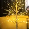 Utsökt julgran LED Birch Tree Light Creative Luminous Lamps nyårsbelysning Juldekorativ lampa Heminredning LJ20112225G