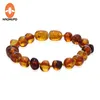 HAOHUPO Bracelets de dentition en ambre de Cognac, Bracelets de cheville 4787039039, bijoux originaux faits à la main, perles d'ambre de la baltique pour bébés adultes 8026110