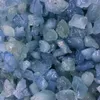 Natural aquamarine pedra áspera diy mosaico nua pedras jóias personalizável moda gemstone pingente nova chegada 0 55zd l1