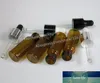 50 x Refillerbar 5 ml Amber Glass Dropperflaska 5cc Mini Brown Dropper Glasflaska 5cc Glasbehållare Liten droppbehållare