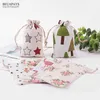 Gift Wrap 10pcs Candy Box Cotton Bag Jewelry Environmental Protection Drawstring Crafts Wedding Baby Shower Christmas Deco1