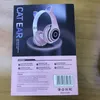 Cat Ear LED Wireless Headphones P39M Simpatica scheda TF di supporto per cuffie Bluetooth 5.0 con confezione al dettaglio