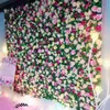 10 PCS 40x60 cm Artificial Silk Flower Wall Elegant Wedding Backdrop Decorations Flowers Panel Props Supplies