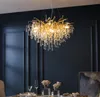 Moderne LED Crystal Kroonluchters Gouden Kroonluchter Luxe Verlichting Keuken Dineren Woonkamer Slaapkamer Opknoping Lamp Luster