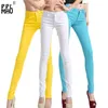 Jeans a vita sottile per le donne Jeans skinny a vita bassa Donna Pantaloni a matita in denim blu Pantaloni jeans a vita elasticizzata Plus Size 201223