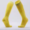 Livraison rapide hommes chaussettes longues solides respirant vêtements épais chaussettes de sport homme doux blanc noir chaussette de Football profession chaussettes de Football Wea7603636