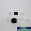 Mini bouteille d'huile essentielle en verre Transparent vide de 2ML, 2CC, bouchon à vis Transparent, flacons d'échantillon, petites bouteilles cosmétiques, 100 pièces