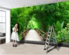 エメラルド竹林3D壁紙ロマンチックな風景3D壁紙屋内テレビ背景壁の装飾壁画壁紙