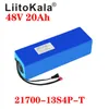 Liitokalaオリジナルブランド新しい48V 20Ah電動自転車電池パック48V 10000W高出力XT60プラグ