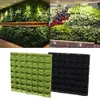 Garden Pockets Wall Vertical Garden Grow Bags For Plants Flower Hanging Felt Planter Bags for Jardin Indoor Outdoor Plant Pots Y200723