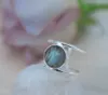 Boho Kvinnlig Big Moonstone Ring unik stil guldfärg bröllop smycken lovande förlovningsringar för kvinnor1278e