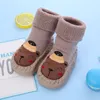 Baby Winter Animals Print Socks Toddler Baby Girls Boys Cartoon Fox Rabbit Bear Animal Thick Warm Anti Slip Sock 20220304 H1