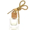 10 ml Suspendu Voiture Parfum Pendentif Bouteille Vide Transparent Verre Auto Ornement Huiles Essentielles Diffuseur