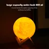 Umidificatore d'aria ultra aromatico USB da 880 ml con 3D Moon Lamp olio essenziale diffusore nebbia d'aria per camera da letto scrivania Y200416