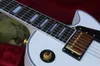 Promotie Custom Shop Deluxe Apline White Electric Guitar Ebony Bonch Fret Binding Gold Hardware in Stock Ship Out Qui1498376